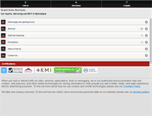 Tablet Screenshot of grantautoservices.com